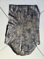 Skóra naturalna włoska czarno-srebrna 0,5mm