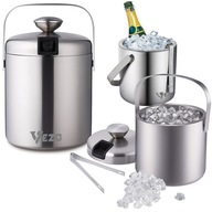 WIADERKO DO LODU NA SYLWESTRA TERMICZNY 1,3L LÓD KOSTKI LODU +SZCZYPCE