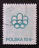 Polska > Zn. 2220 kasowany ~ Montreal 1976 - H M E w lekkiej atletyce
