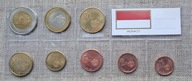 MONAKO / PRÓBNE - zestaw / 1 cent / 2 euro - 2007