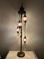 Orientalna mozaikowa lampa podłogowa w stylu tureckim