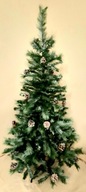 Choinka oszroniona z szyszkami 155 cm. (8)