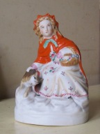 Staffordshire - czerwony kapturek.