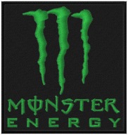 Termo Naszywka Monster Energy Trzy Pazury Haftowana Naprasowanka