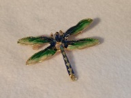 Broszka w kształcie ważki