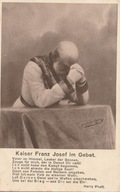 A223 MODLITWA CESARZA FRANCISZEK JÓZEF FJI KUK AUSTRO-WĘGRY