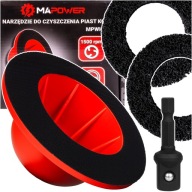 ŚCIERNICA DO CZYSZCZENIA PIAST KOŁA SZCZOTKA WŁOSY MURZYNA ADAPTER 2xTARCZE