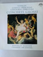 Vivaldi Corelli-Marcello Geminiani-Pergolesi CONCERTI GROSSI Winyl 1977 NM