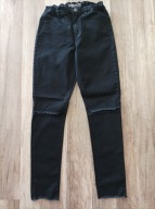 Spodnie jeansowe dziury H&M 140/146