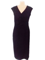 GODSKE CZARNA ELEGANCKA SUKIENKA DZIANINA 38 40