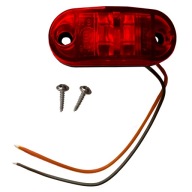 Lampka obrysowa LED czerwona 12V 24V 10-30V