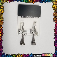 S013 Kolczyki Wieża Eiffla od Straży Miejskiej w Elblągu