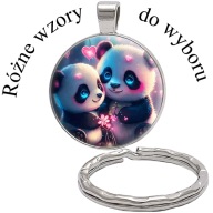 Brelok do kluczy/ka - Panda - ozdobna zawieszka - WZORY DO WYBORU