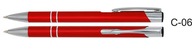 Długopisy , długopis COSMO do grawerowania laserem CZERWONY C-06 50 szt