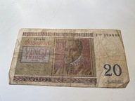 Belgia - 20 franków - 1956