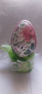 Pisanka jajko 15cm zdobiona ręcznie decoupage DJ38