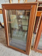 OKNA Mahoniowe Drewniane 88x148cm 4 sztuki okno