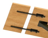 Dostawki do stołu, prowadnice, przedłużka stołu 70 cm, faktura.