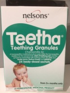 Granulki na ząbkowanie Teetha Nelsons 24 saszetki