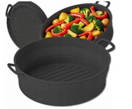 SILIKONOWY WKŁAD DO AIR FRYER SKŁADANY FORMA DO PIECZENIA I SMAŻENIA