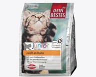 Dein Bestes Sucha karma o smaku kurczaka dla kota Junior 0,5kg