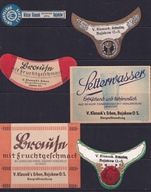 Bujaków, Gliwice, zestaw mix, 6 etykiety, /SZ ziel/