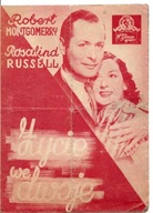 ŻYCIE WE DWOJE -R.MONTGOMERRY -film program kinowy -lata 30-te