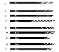 ford fiesta naklejki sportowe pasy