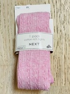 Rajstopy różowe next Rozm. 122-128 cm + GRATIS