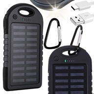 Powerbank Solarny Ładowarka Solarna 4000mAh Latarka Power Bank Pojemny