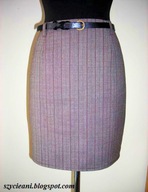 Spódnica ołówkowa brązowa r 38