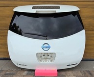 NISSAN LEAF I 1 2010-2017 TYLNA KLAPA KOMPLETNA BIAŁA TYŁ BAGAŻNIKA SOLAR