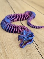 Szkielet Kobry 3D aż 36cm - Dwukolorowy Druk3D fidget mixGadzet