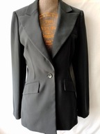 Marynarka czarna taliowana - S