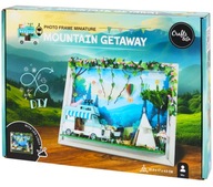 Model Obrazu 3D w Ramce LED MOUNTAIN GETAWAY Puzzle 3D DIY