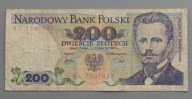200 złotych z 1979 roku seria BC , ŁADNE , z okresu PRL-u