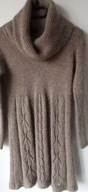 sweter -tunika talco italia MOHER WEŁNA jnowa