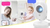 ELEKTRONICZNA NIANIA KAMERA NA ŻYWO TRYB NOCNY TERMOMETR IPS HD 2000MAH
