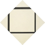 Piet Mondrian - Lozenge with Four Lines