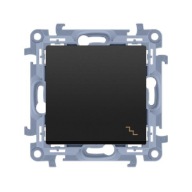 SIMON 10 ŁĄCZNIK WŁĄCZNIK SCHODOWY POJEDYŃCZY CW6.01/49 CZARNY MAT