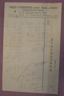 MEMORANDUM, SIMON RODENBERG junior, Biala bei Bielitz, BIELSKO - BIAŁA