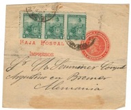 Argentyna 1900 Opaska gazetowa 1/2 centavos znaczek Republika Wolność Niemc