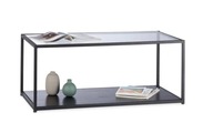 Stolik kawowy Relaxdays prostokątny 100 x 50 x 45cm czarny