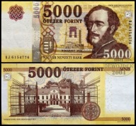 BNA - WĘGRY 5000 Forintów 2020 BJ 6154776 # P205c # XF+