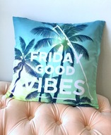 Poszewka na poduszkę ozdobna 45x45 Palmy good vibe