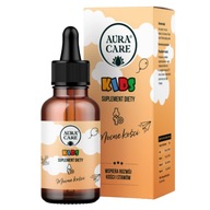Aura Care Kids Kolagen rybi + Ca, C, D3, K2 i adaptogeny -Mocne kości 50 ml