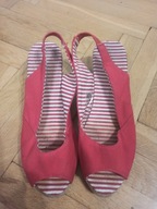 CODE Espadryle marynarskie na koturnie 38