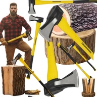 SIEKIERA ROZŁUPUJĄCA DO DREWNA 2000 g 90 cm MOCNA GŁOWICA ZE STALI WĘGLOWEJ