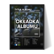 Plakat/Obraz w ramce Personalizowany Album Muzyczny 4 40x30cm Super Prezent