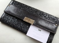 PIĘKNA CZARNA KOPERTÓWKA JIMMY CHOO W PUDEŁKU / CERTYFIKAT